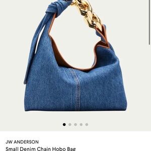 ISO JW Anderson Blue Denim Chain Hobo Bag